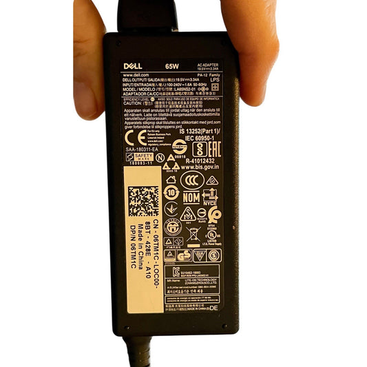 65W Dell Laptop Charger AC Adapter LA65NS2-01 PA-12 19.5V 3.34A OEM Power Supply